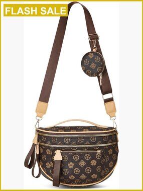 Crossbody Bag for Women Small Vegan Leather with Adjustable Strap